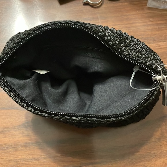 Crochet black small bag NWOT - Picture 3 of 5